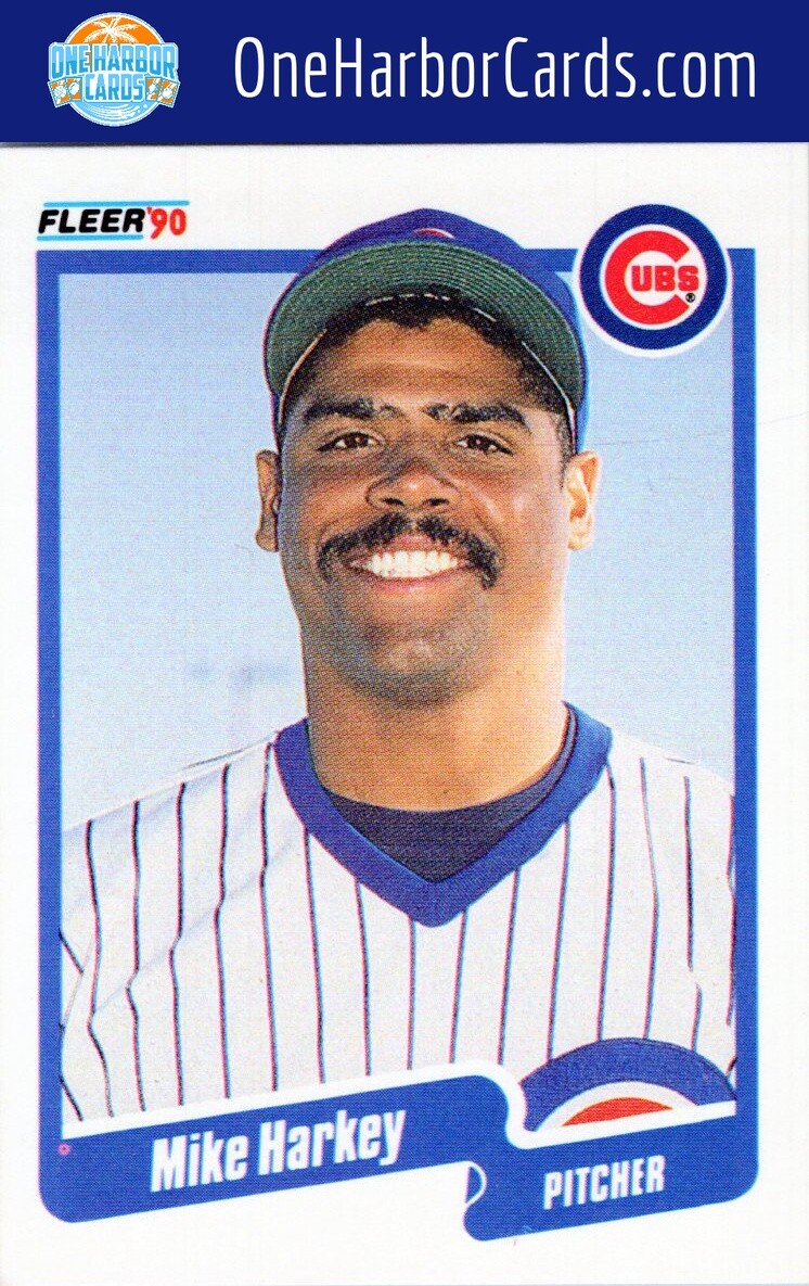 1990 Fleer Canadian Chicago Cubs #33 Mike Harkey