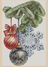 Christmas Star Ornaments Counted Cross Stitch CHART No. 4-438/2c