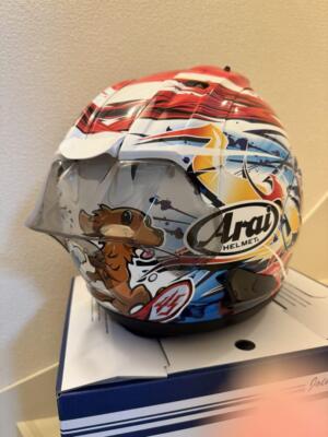 Arai RX-7X NAGASHIMA Full Face Helmet Size L with Spoiler