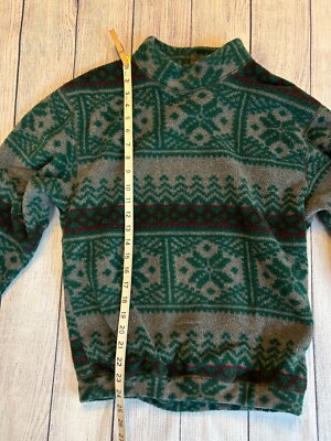 qw様オーダー vintage Woolrich size S pattern fleece pullover mock Made in USA