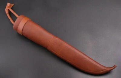 Messerscheide NKD Korpi 90 Handarbeit braun Lederscheide Holster