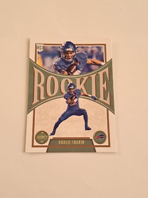 2022 Panini Legacy #163 Khalil Shakir RookieCard RC Buffalo