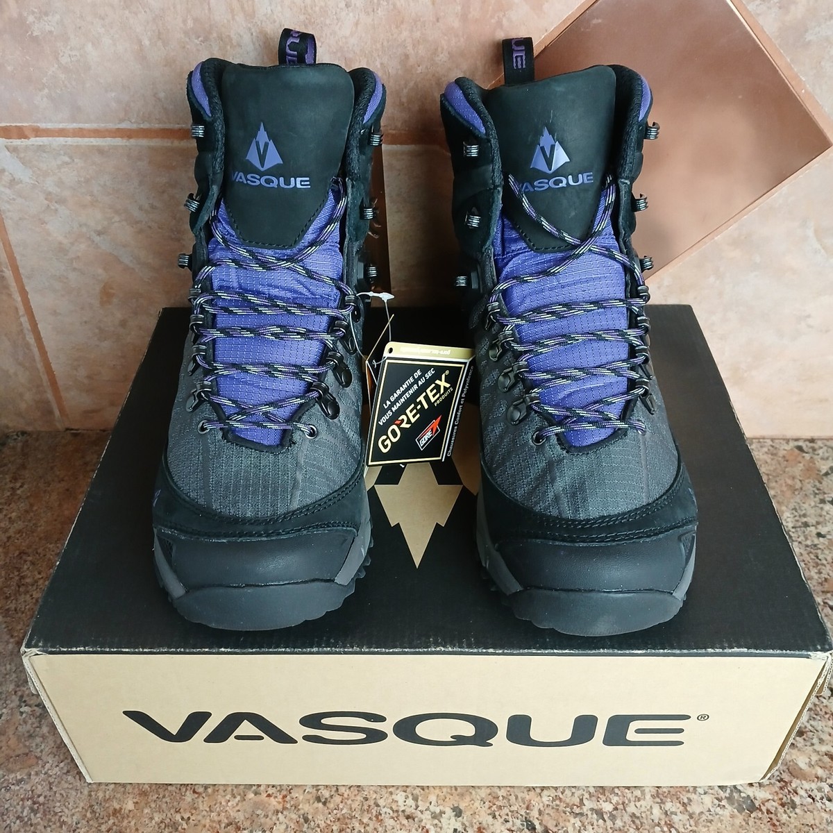 Chaussures de Randonnée - Salomon - X Ultra 360 Gtx 474494 - Marron - Violet - Water Resistant - Sport
