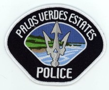 CALIFORNIA CA PALOS VERDES ESTATES NICE SHOULDER PATCH SHERIFF