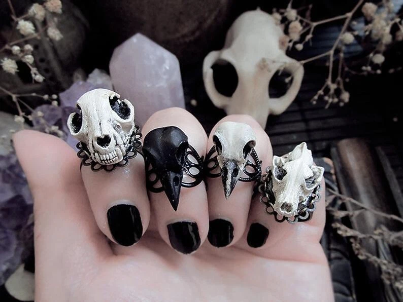 Ebay skull hotsell rings