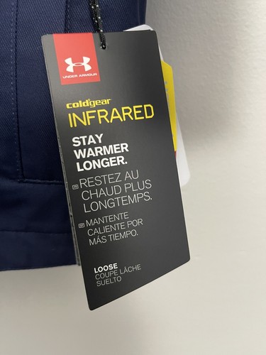 NEW Boy’s Under Armour 3-in-1 coldgear INFRARED Storm Jacket Youth XS Blue UA - Picture 6 of 7