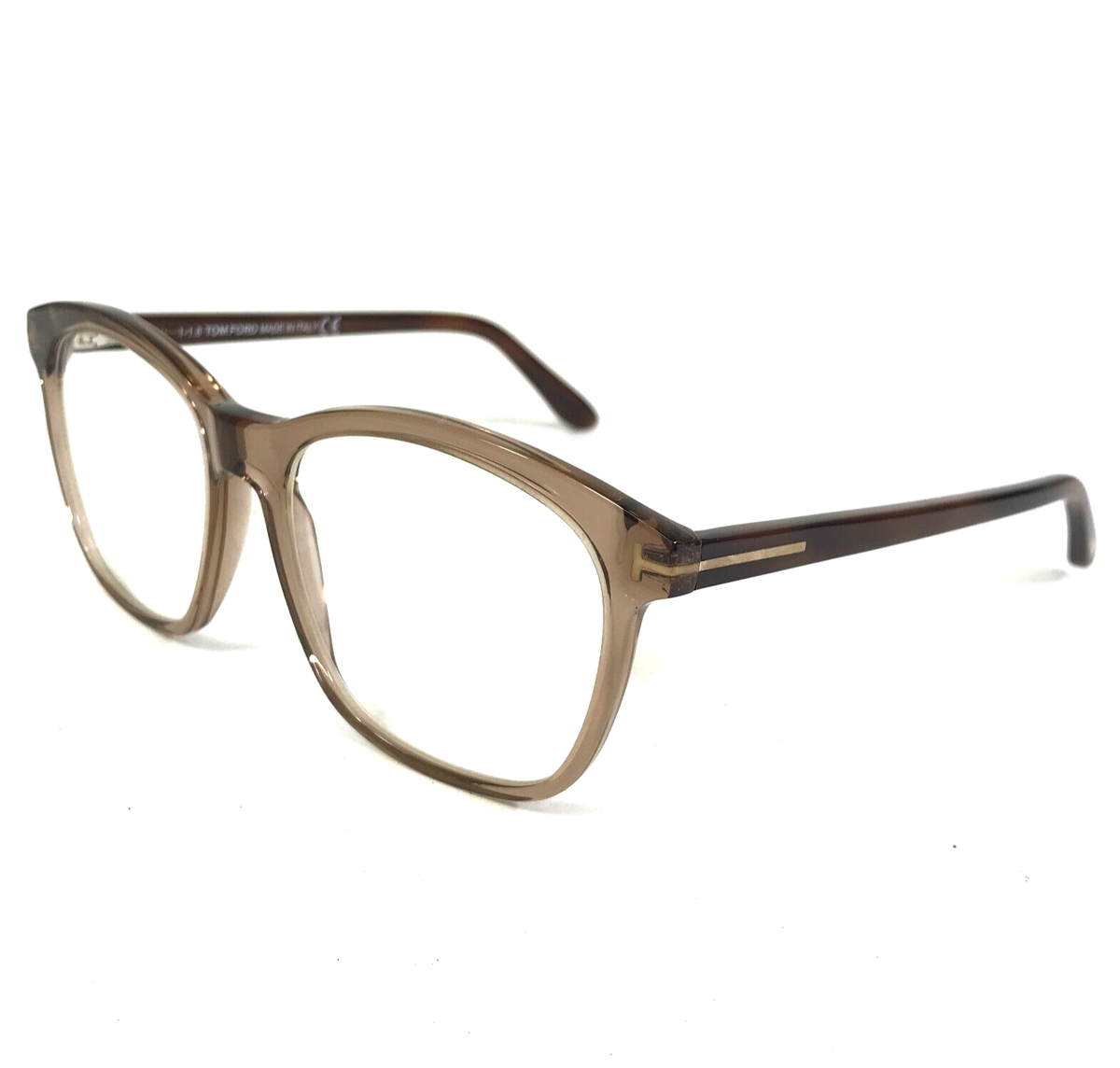 Tom Ford Eyeglasses Frames TF 5481-B 045 Clear Brown Square Full 