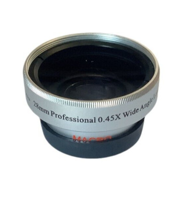 28mm DC/DV Telephoto Lens -50%! - Wide Angle 0.45X Macro - High-end - Japan