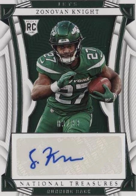 2022 Panini National Treasures Zonovan Knight #134