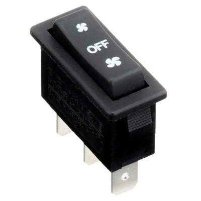 3 Position Rocker Switch ON/OFF/ON, for fan, heater, camper, kit car ...