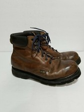 AD TEC STEEL TOE BROWN LEATHER ANKLE MENS 11 BOOTS