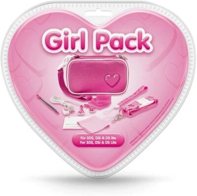 Pack d'Accessoires en forme de cœur ROSE NINTENDO 3DS / DSI / DSLITE - Photo 1/4