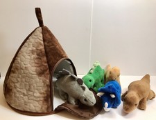 dinosaur volcano house