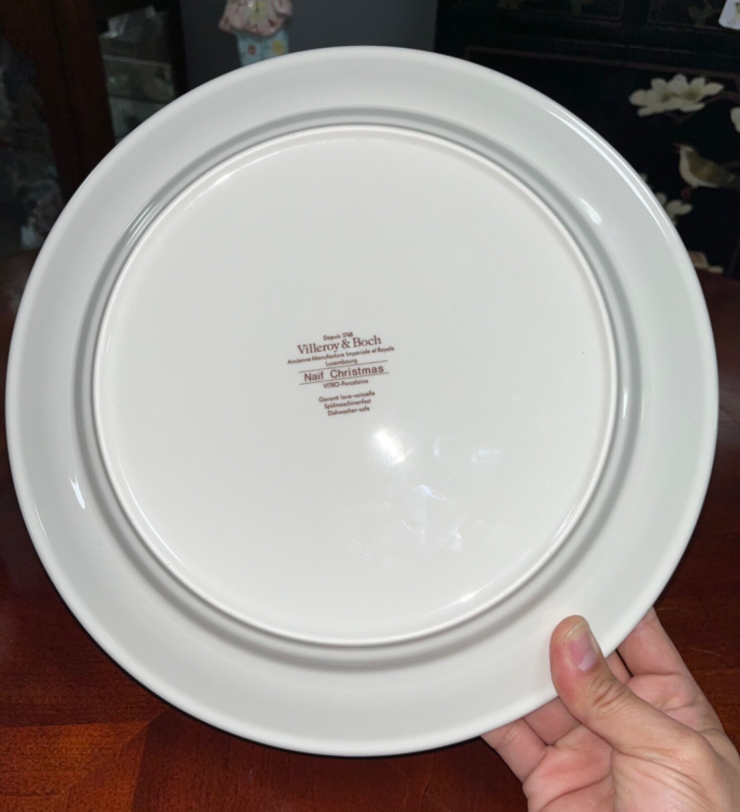 Villeroy & Boch Design Naif Nativity Laplau 12" Porcelain Charger / Chop Plate