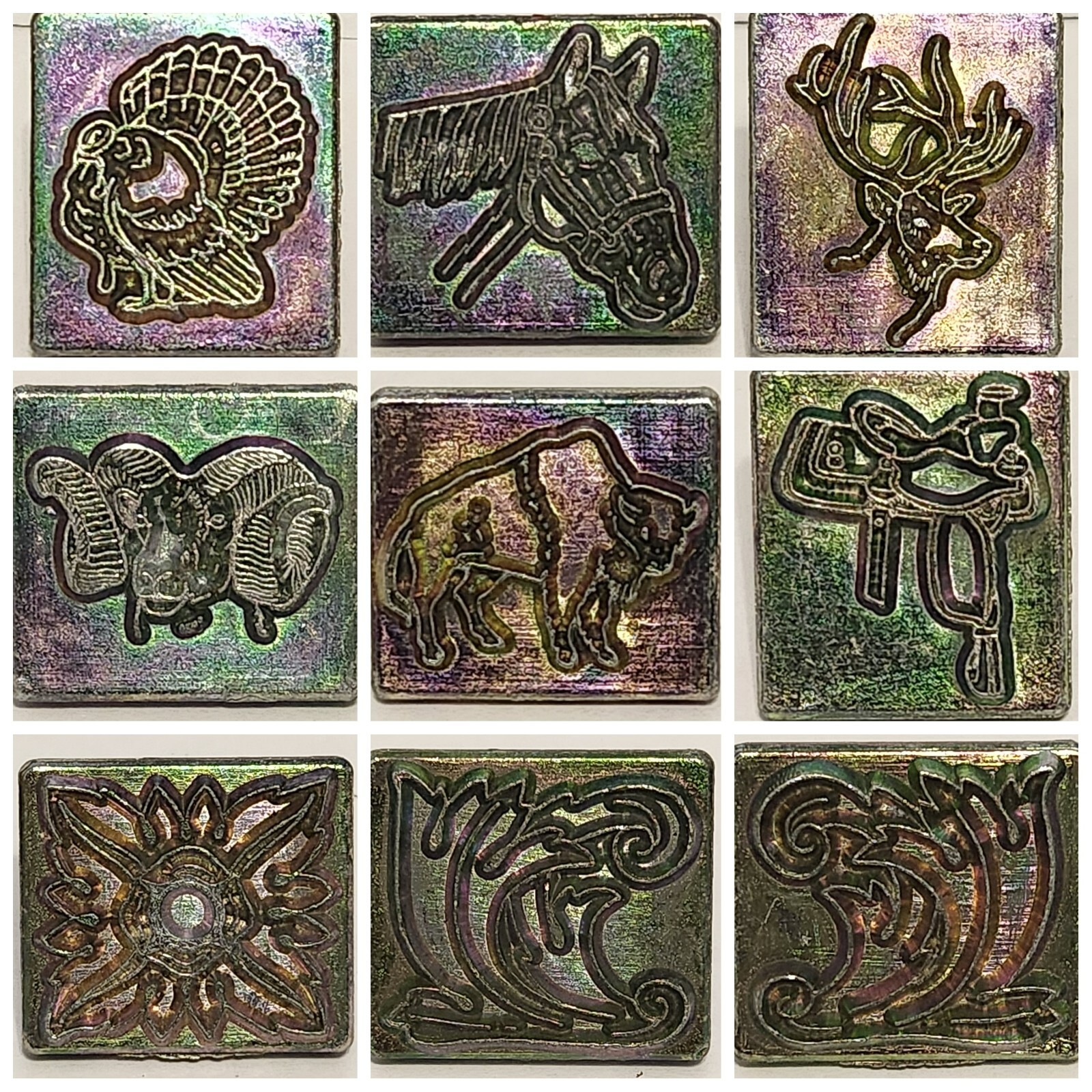 Midas Leather Stamp Tool Vintage 1" eBay