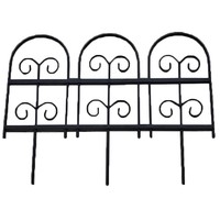 Wrought Iron Garden Fence Edging Wrought Iron Garden Fence Edging