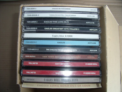 11 x  Eagles - On The Border, The Long Run, Live, Hotel California, Greatest Hit