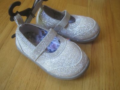 BABY TODDLER GIRL SILVER GLITTER Flats Casual Dress Shoes - Main Image