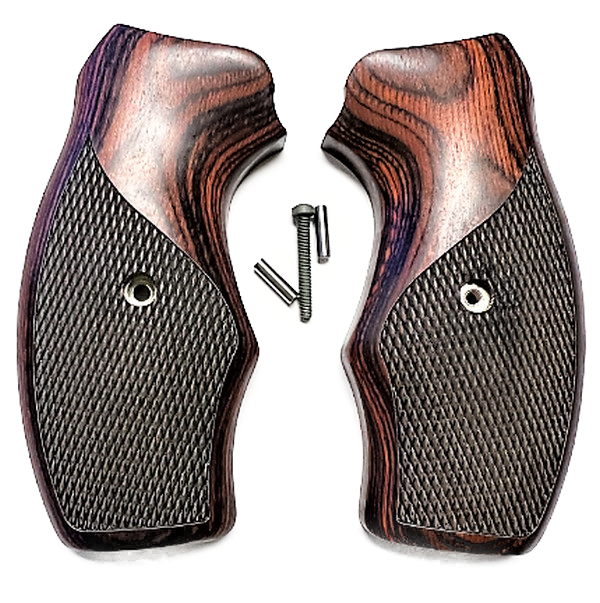 Grips for Rock Island M200 and M206 Rosewood checkered oversize