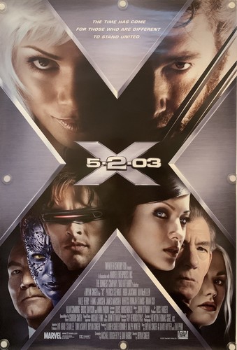 X2 Original One Sheet Movie Poster - 2003