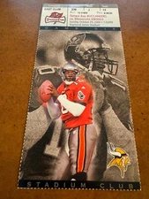 2000 Tampa Bay Buccaneers Minnesota Vikings Football Ticket Shaun King 4 TDs