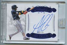 2018 Panini Flawless #FRS-OZ Ozzie Albies Autograph Rookie Card Numbered 06/15