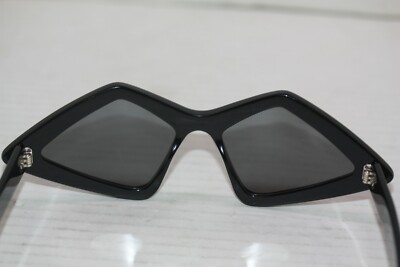 GUCCI GG0496S 004 Shiny Black Geometric Crystal Women display picture 1