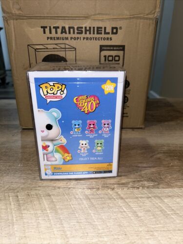 Funko Pop! Vinilo: Care Bears - True Heart Bear #1206 CON ESTUCHE PROTECTOR - Imagen 3 de 6