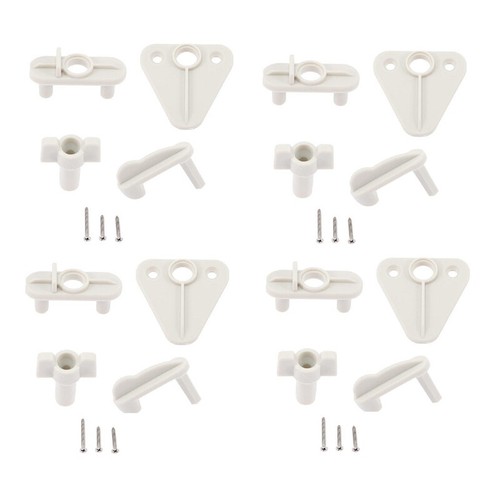 4Packs Safety Door Gate Latch Plastic Marine Pontoon Gate Latch Yacht