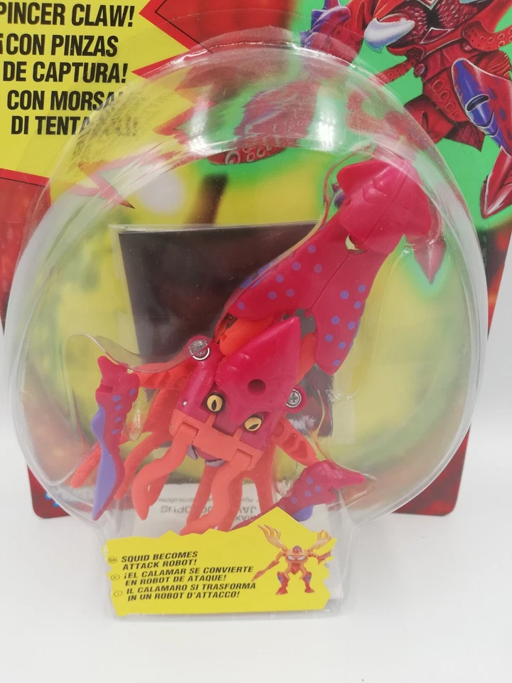 Transformers Beast Wars Biocombat Claw Jaw Octopus Figure Kenner 1997, New HTF - Image 2 of 4