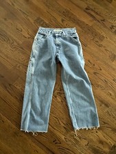 Vintage 2000s Utility Carpenter Baggy Denim Blue Jeans Northwest Outfitters