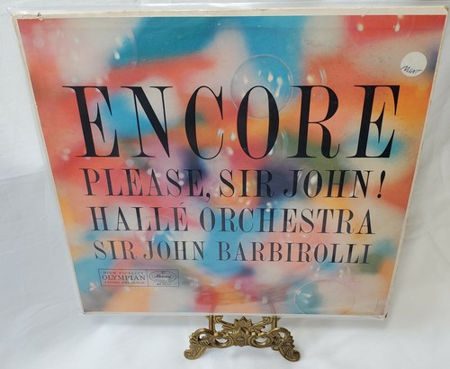 Sir John Barbirolli Hallé Orchestra Encore Please Sir John MG-50161 LP Album 12" - Foto 2 di 5