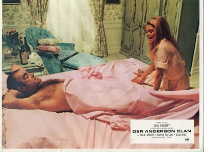 DER ANDERSON CLAN: 1 AUSHANGFOTO  SEAN CONNERY DYAN CANNON -2-