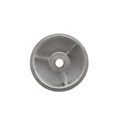 SCC - 3'' Semi Steel Cast Iron Wheel Only - 3/8'' Bore - 350 lbs Capacity