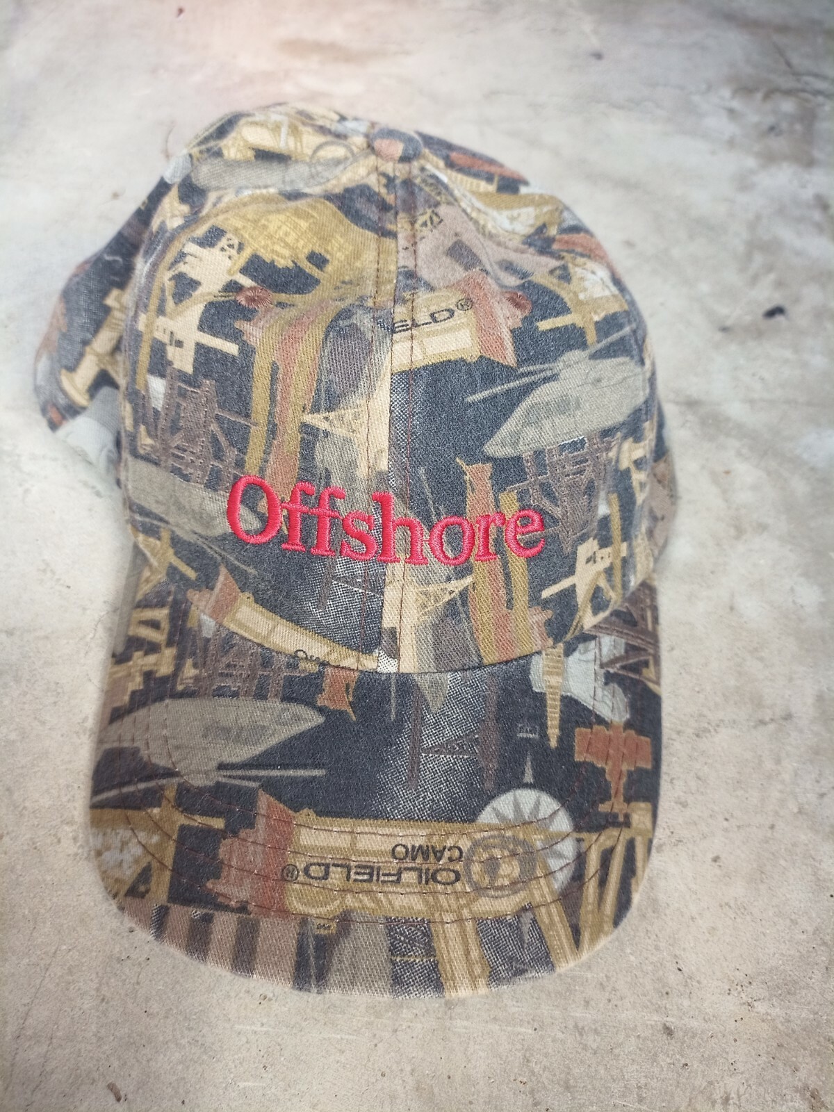 Rare Offshore 60 Years Hat Oilfield Oil Gas Petroleum… Gem