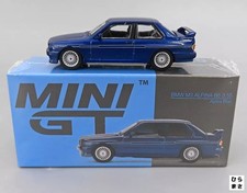 1/64 BMW M3 E30 Alpina B6 3.5S Miniature Car RHD Alpina Blue Mini GT