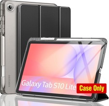 Slim Trifold Protective Case for Samsung Galaxy Tab S10 Lite 10.9" 2025, Black
