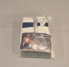 Towncraft Vintage Over The Calf Striped Tube Socks 6 Pairs NOS 80s NWT