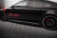 Maxton Design Seitenschweller Ansatz (Paar) Passend FüR Audi A7 RS7 Look C7 Schw