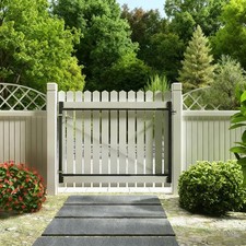 Adjustable Full Frame Anti-Sag Gate Kit for 2x4 Lumber, Heavy Duty Powder-Coa...