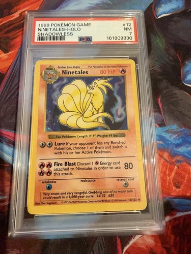 Ninetales (Shadowless) graded PSA 7 for sale on eBay
