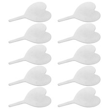 50pcs Heart Shape Metal Plant Tags Gardening Labels Home Decor Plant Markers