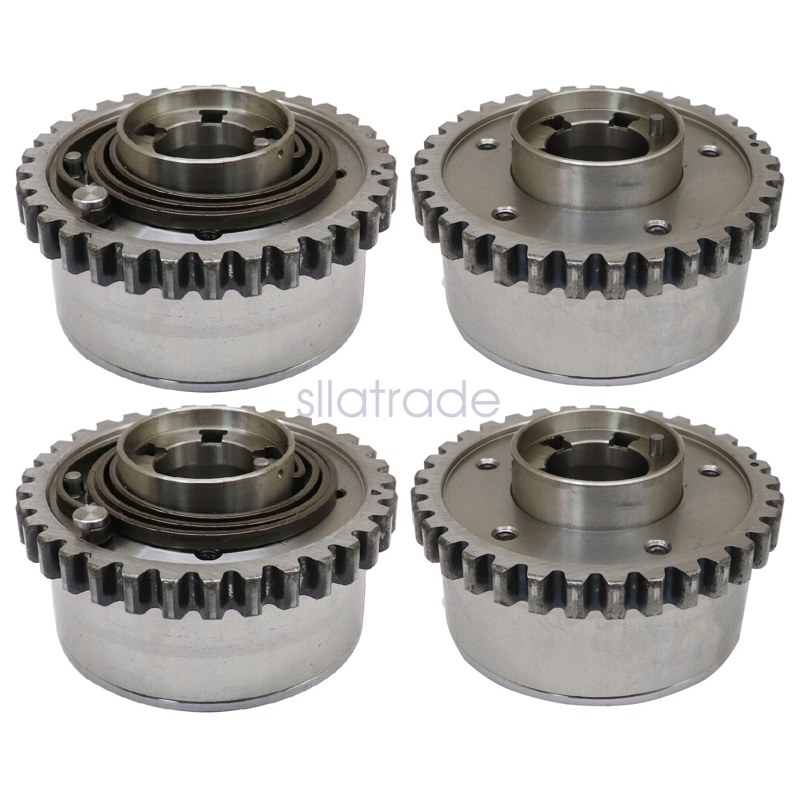 4Pcs Camshaft Phaser Inlet & Outlet For Maserati Quattroporte Ghibli S 3.0L US