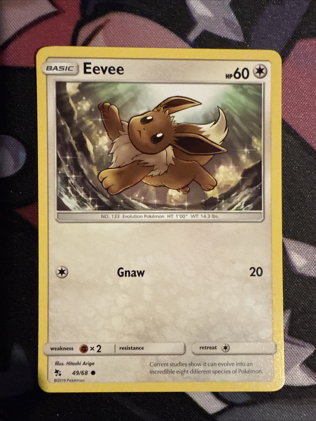 Pokemon TCG Hidden Fates Eevee 49/68