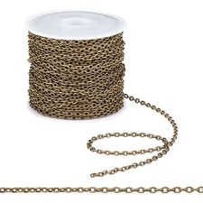 Antique Bronze Link Chain 10M 3X2x0.5mm For Diy Jewelry Crafts Decor