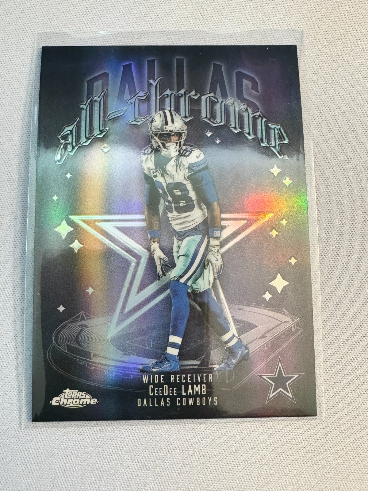 2025 Topps Chrome Football All-Chrome Team CeeDee Lamb #ACT-8 Refractor