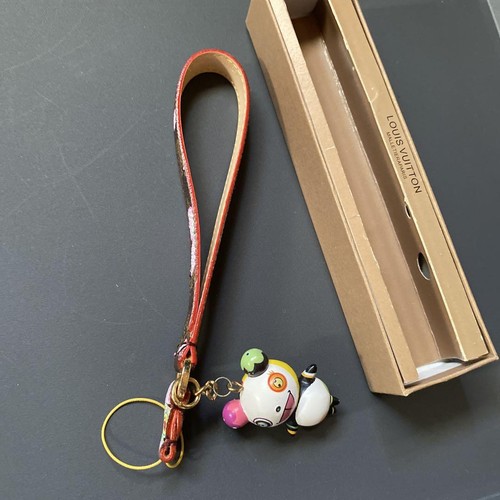 Louis Vuitton Murakami Panda Charm Strap Red Trim Used - Picture 5 of 7