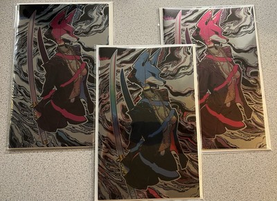 Exquisite Corpses Rose Besch TopShelfComic Foil Exclusive Variants #1,2,6 w COA