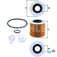 Mahle ÖLfilter Mit Verschlussschraube FüR Lexus IS III 300H 200 T 300 RX NX