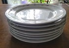 Newcor Stoneware Dinner Plate Melody 6167,  1992 VTG, 7 Plates. Preowned  — photo 1
